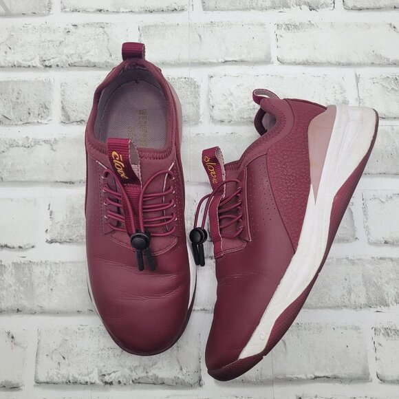 Clove Classic Royal Maroon Limited Edition Slip On Nursing Shoes Size W 6.5 - Picture 1 of 8